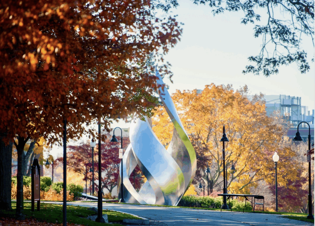fall landscape flame 
